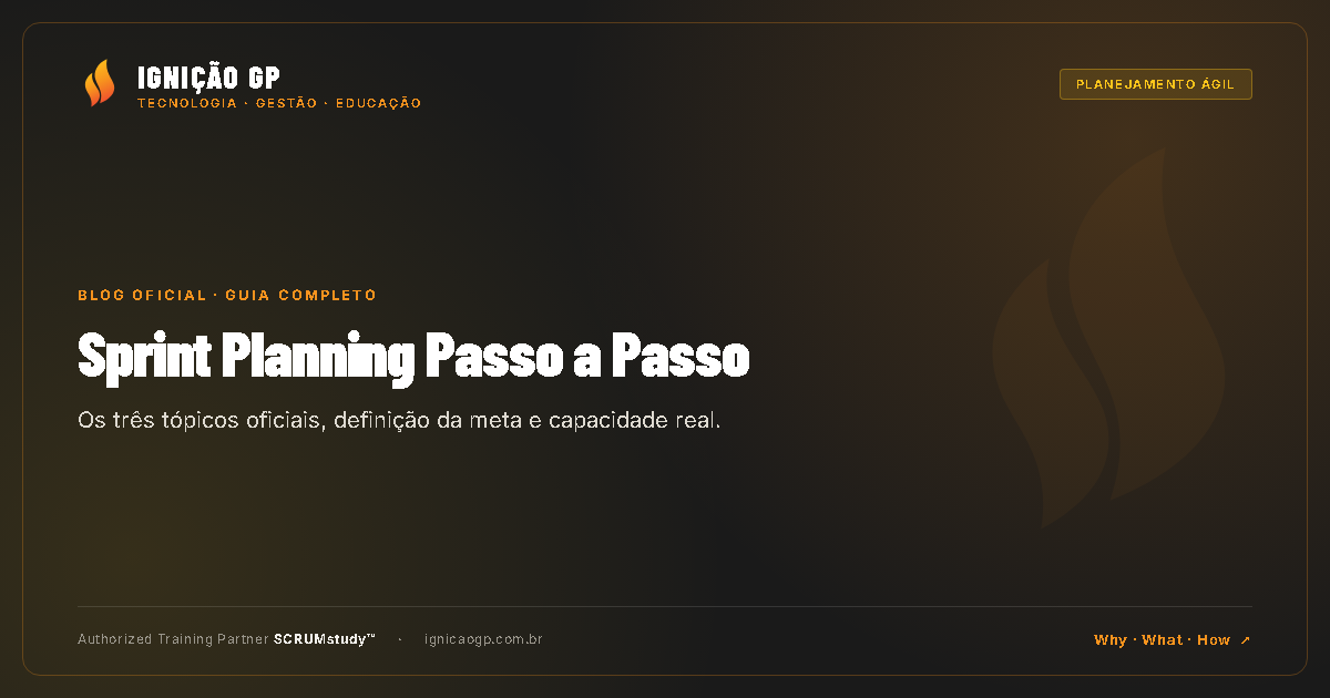 Sprint Planning: Guia Passo a Passo para Planejar a Sprint e Definir a Meta