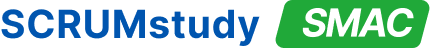 Logo oficial Scrum Master with AI Certified (SMAC) da SCRUMstudy